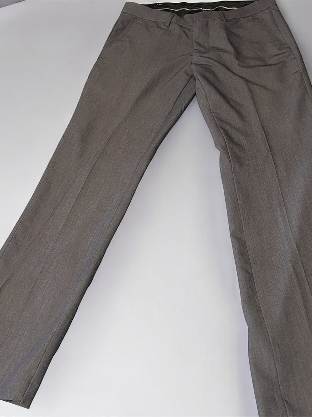 Classic Men's Dress Pants in Gray — Professional Tailored Fit NWOT
